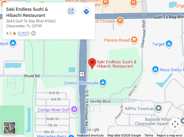location,2643 Gulf To Bay Blvd #1560, Clearwater, FL 33759